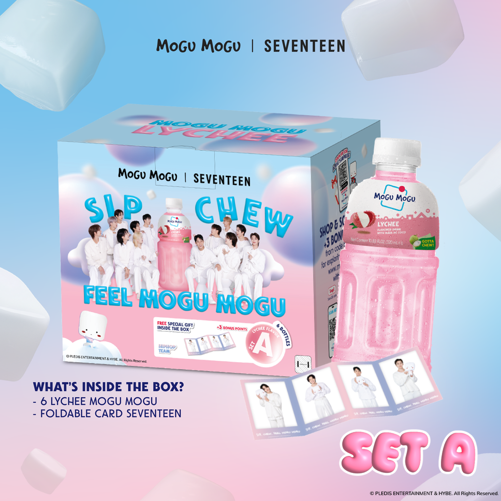 Mogu Mogu X SEVENTEEN Box (Lychee)