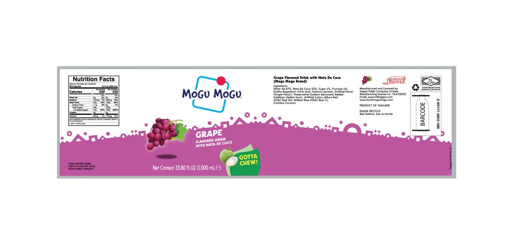 Mogu Mogu Grape 1L