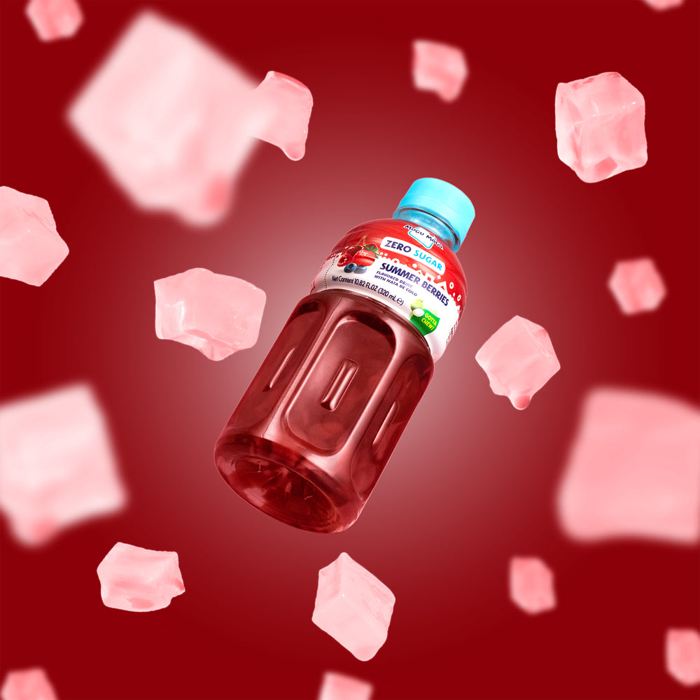 Mogu Mogu Zero Sugar Summer Berries Drink with Nata de Coco
