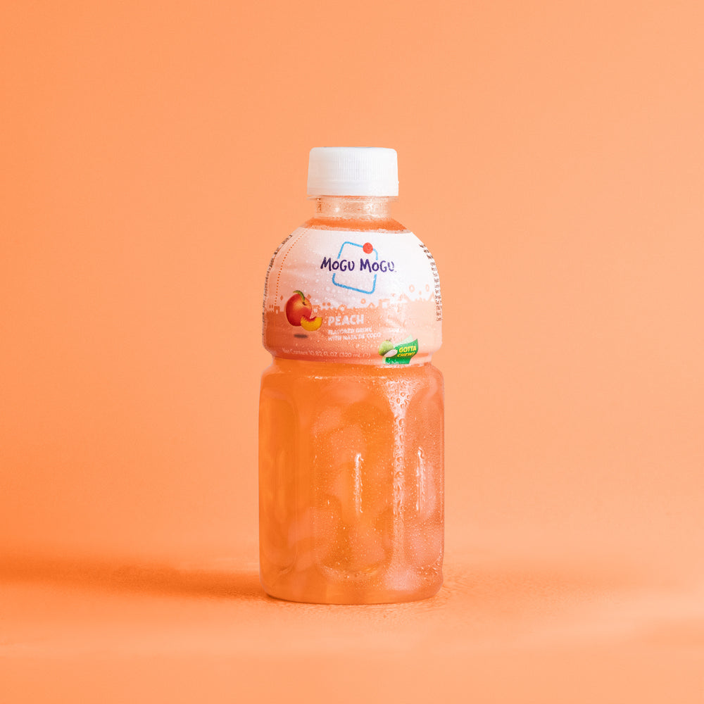 Mogu Mogu Peach Drink with Nata de Coco 320ml