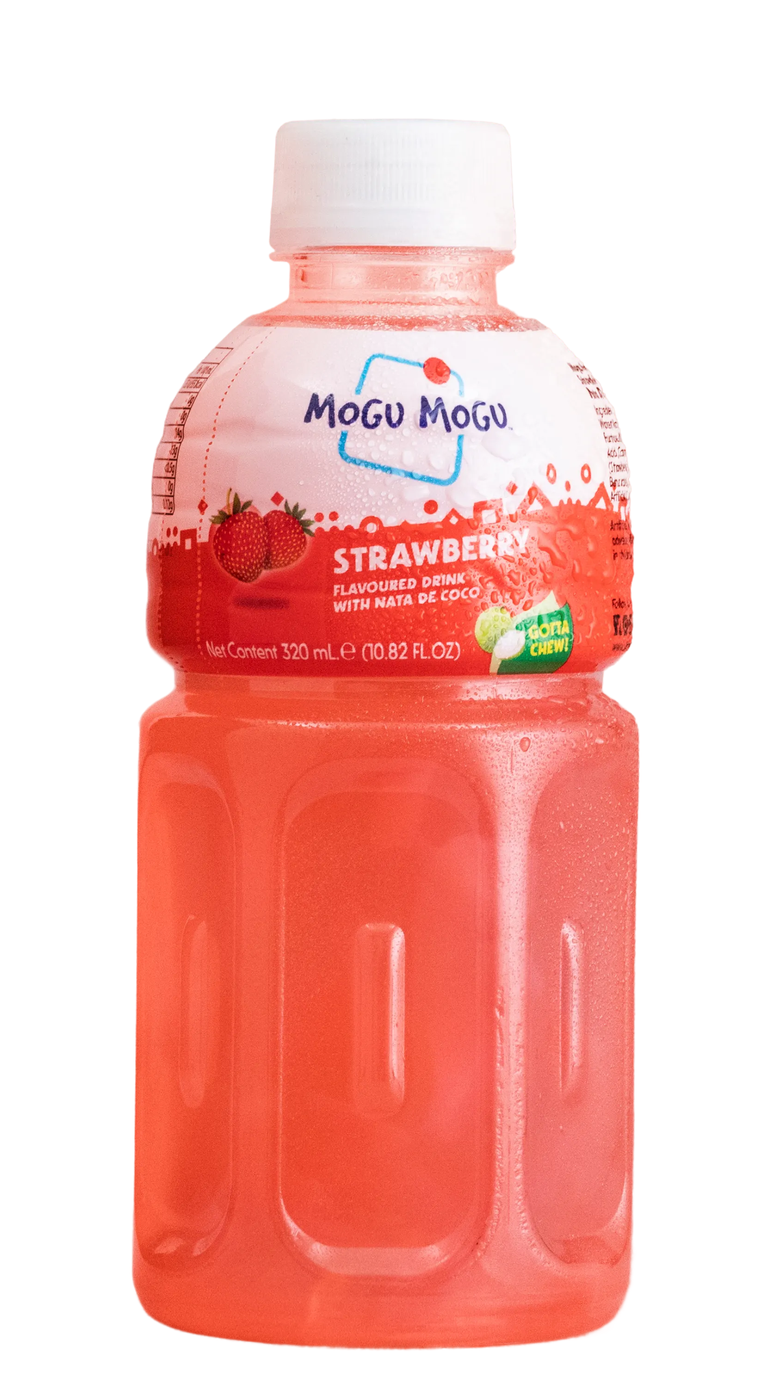 Bouteille Mogu Mogu Fraise 320ml Sappe Thaïlande