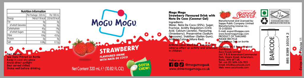 Mogu Mogu Strawberry 320ml