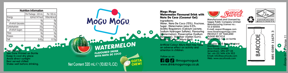 Mogu Mogu Watermelon 320ml